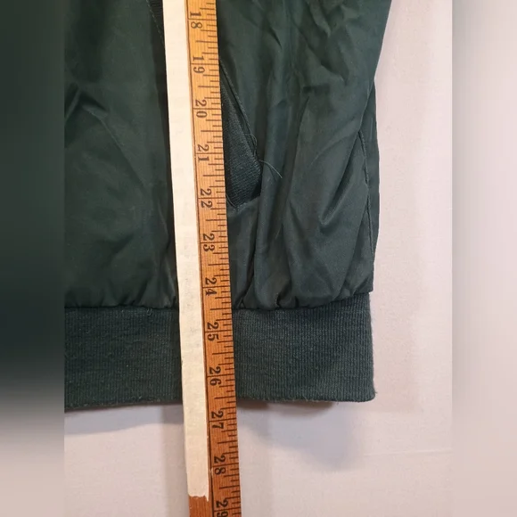 Members Only Microfiber Men’s L Vintage Green Bomber Jacket - Picture 6 of 9